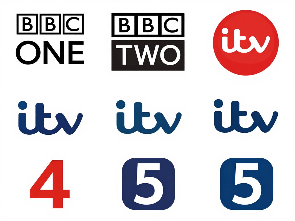 British entertainment TV channels including BBC, ITV, Channel 4