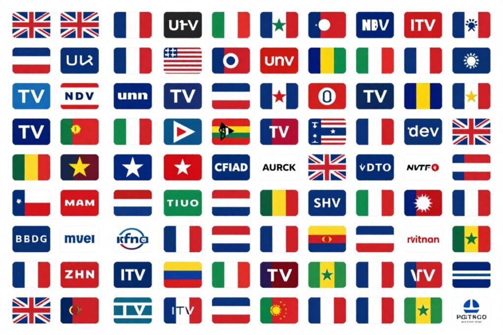 international channels available on UK IPTV subscription in multiple languages