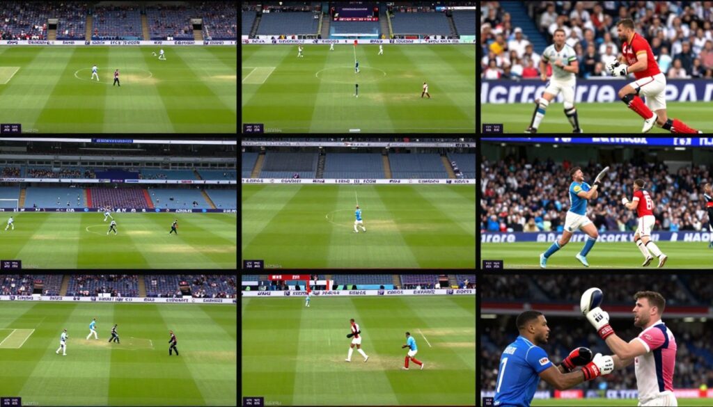 sports channels available on UK IPTV subscription showing football cricket rugby