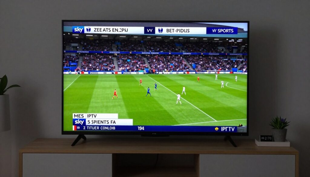 British sports streaming on IPTV showing Sky Sports coverage