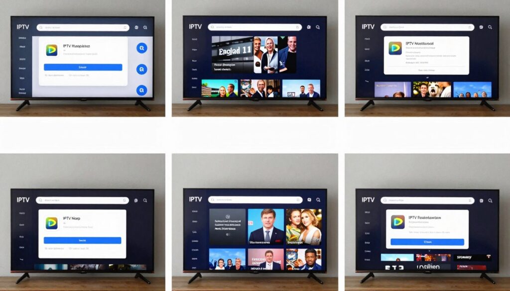 Step-by-step IPTV installation process on smart TV