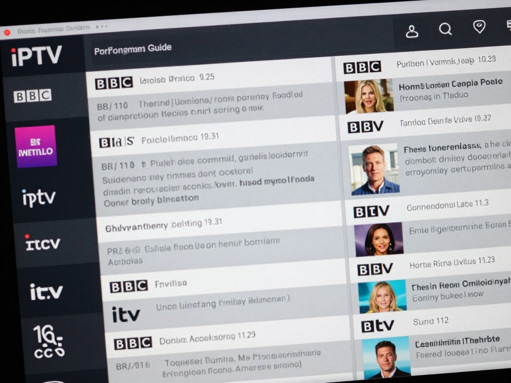 detailed electronic program guide showing UK TV schedule